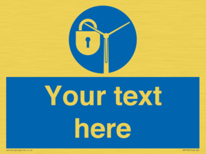 Custom mandatory lock rotor blades